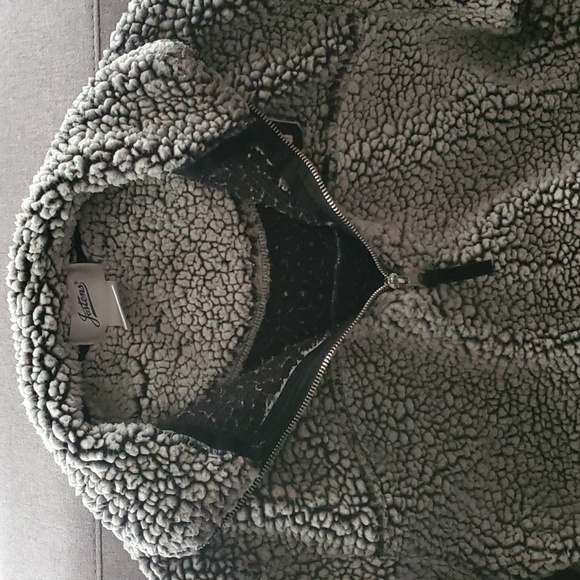 Jostens 20 1/4 quarter zip pull pullover comfy fleece fluff top - Picture 7 of 11